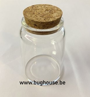 Glass Cilinder D4,5 H7,5 cm